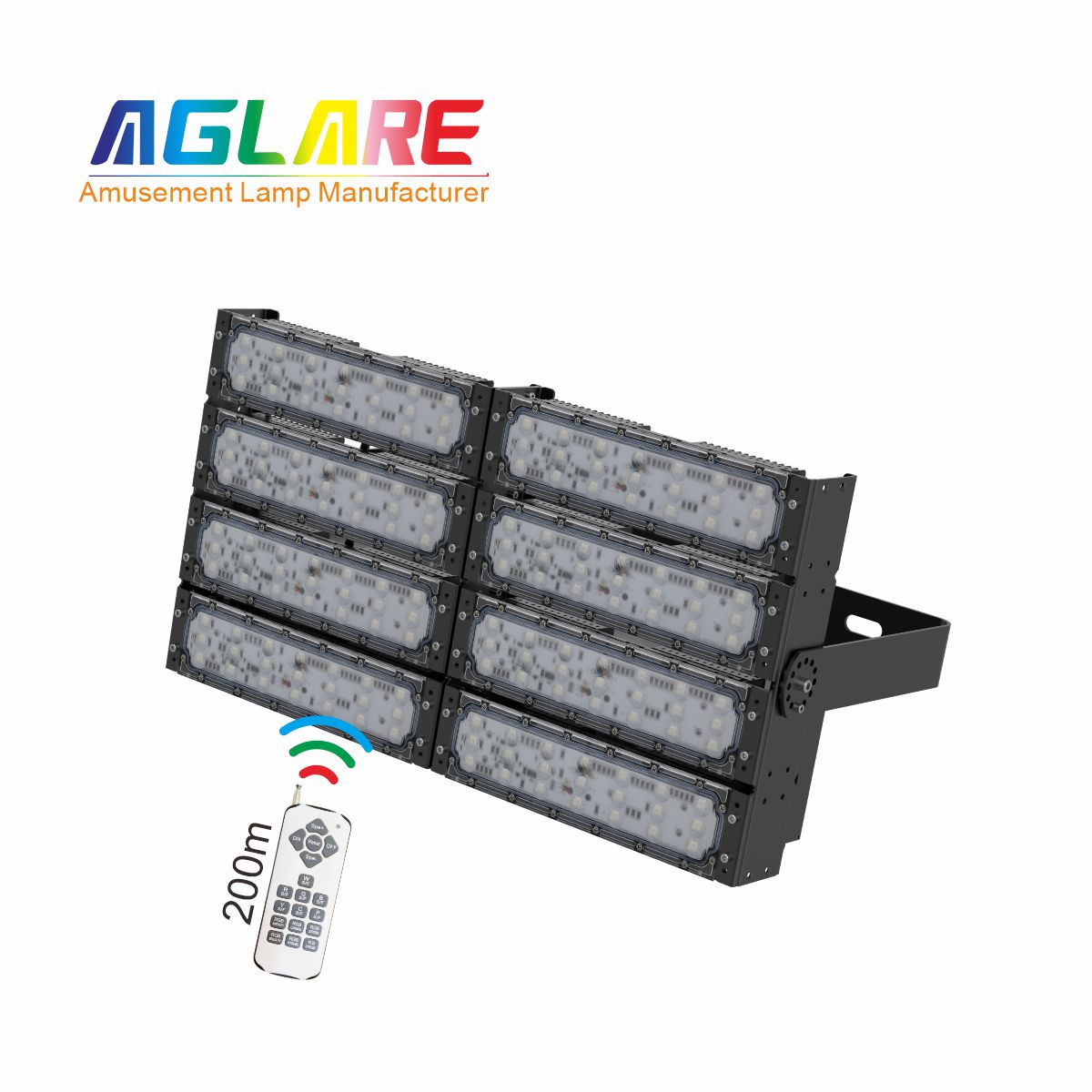 400WLED彩色投光灯泛光灯,变色户外射灯带？？？？？？仄