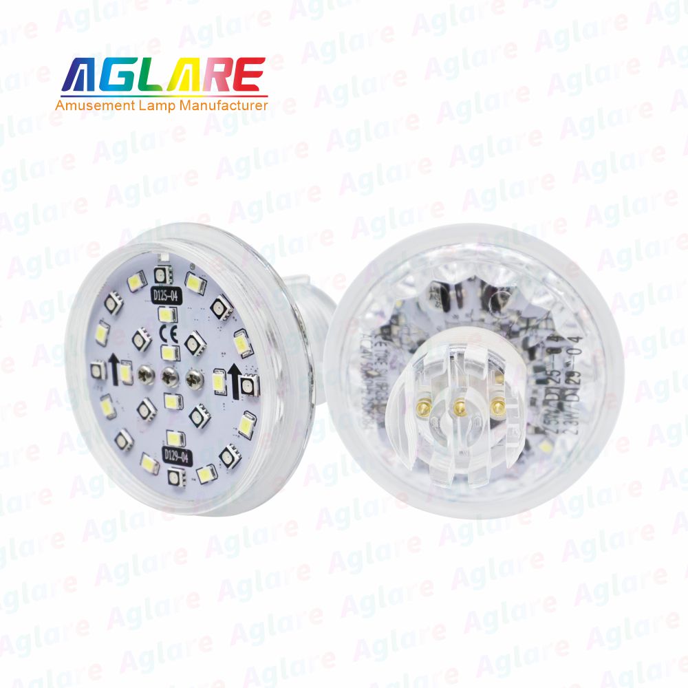 D125 + D129 自动程序 60 mm  RGB+W LED 像素 装饰灯，，，，，，带 3 芯接口，，，，，，适用于娱乐照明